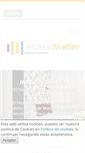 Mobile Screenshot of hostalatelier.com